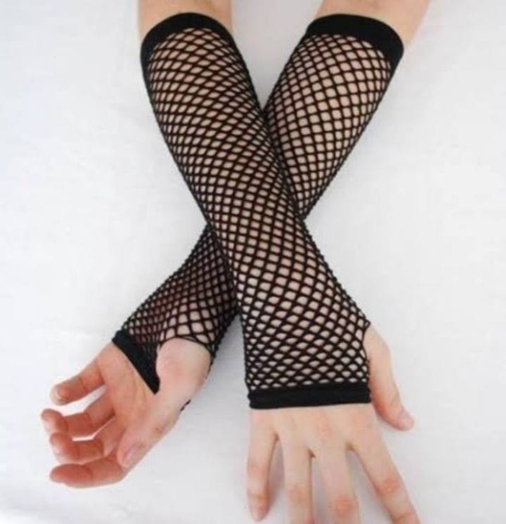Premium Net Gloves — Delicate Net Lace